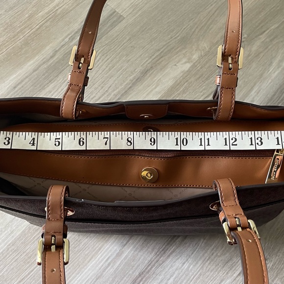 NWOT Michael Kors Large Commuter Bag Brown and wallet - Picture 12 of 17